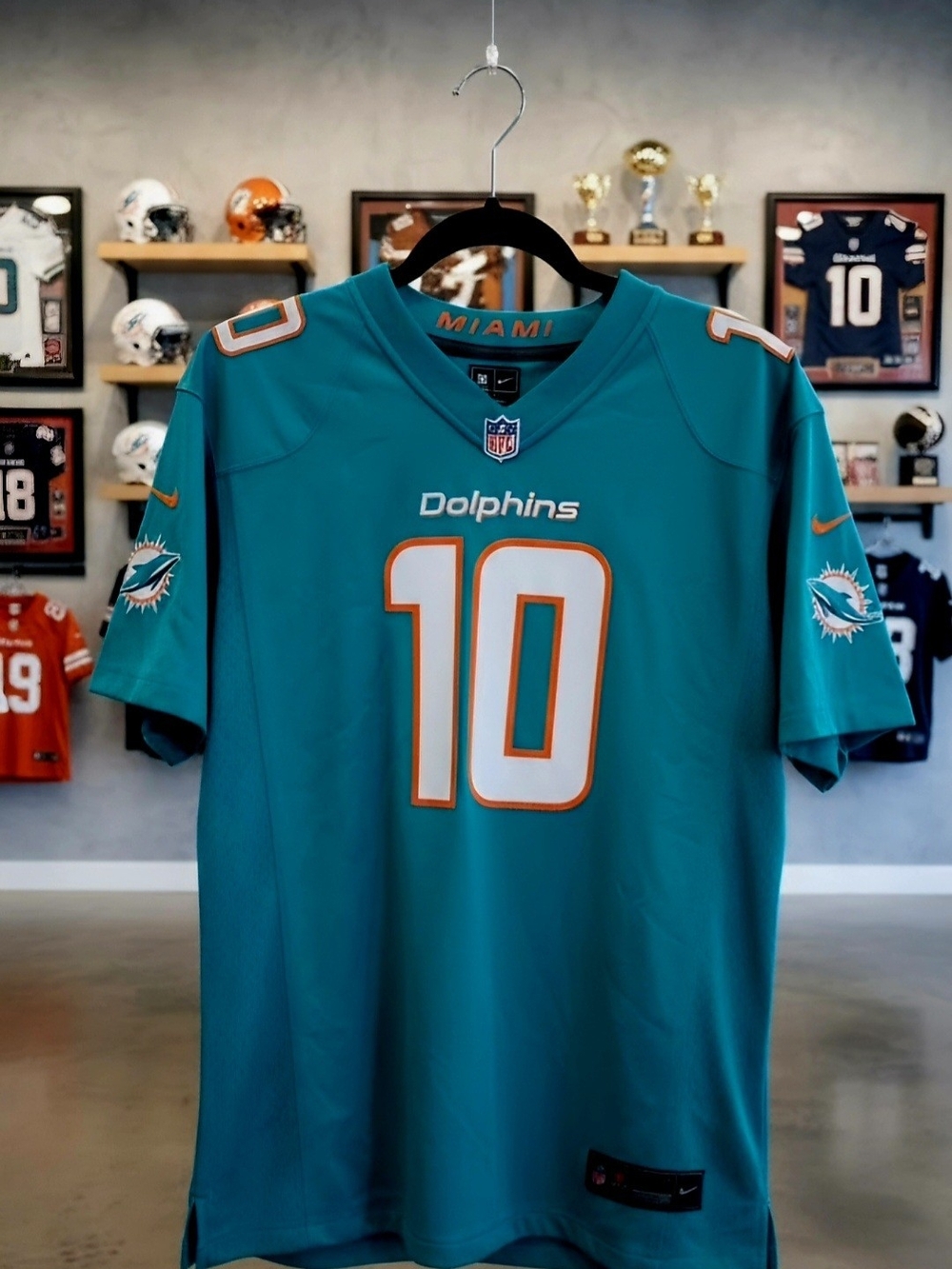 Nike Miami Dolphins Tyreek Hill #10 Aqua NFL Football Jersey Youth